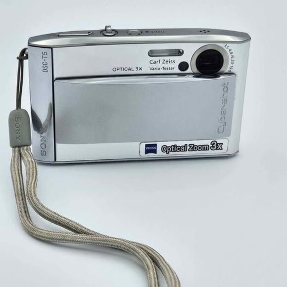 Sony Cyber-shot DSC-T5 CCD Vintage Digital Camera 5.1MP - Picture 1 of 6